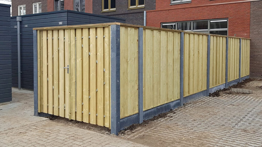 Dubbele poort metalen frame