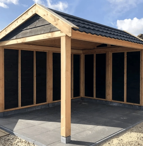 Vuren of douglas overkapping